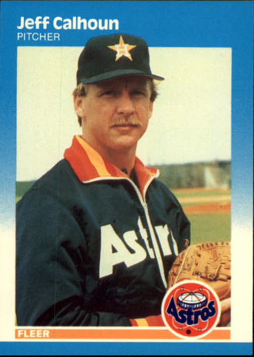 1987 Fleer #52 Jeff Calhoun