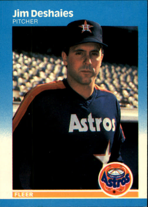 1987 Fleer #56 Jim Deshaies RC *