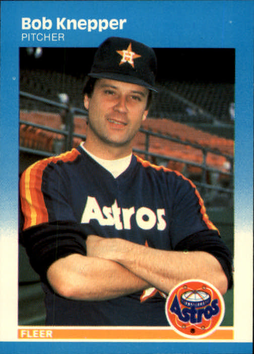 1987 Fleer #61 Bob Knepper