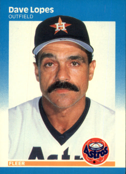 1987 Fleer #62 Dave Lopes