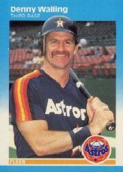 1987 Fleer #72 Denny Walling