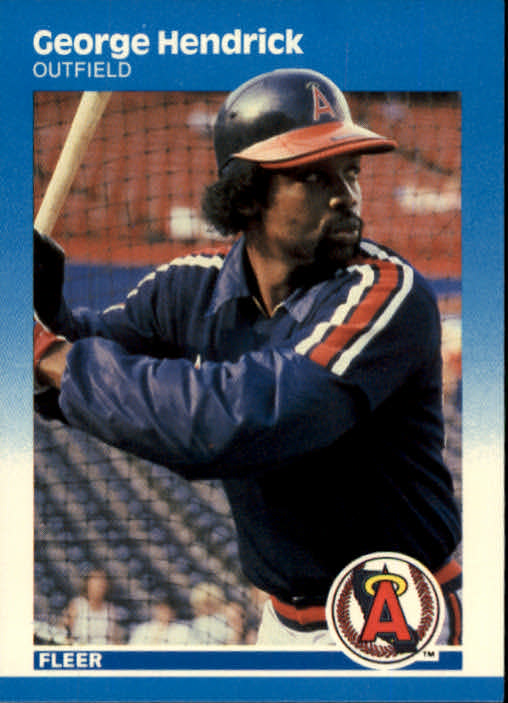 1987 Fleer #82 George Hendrick