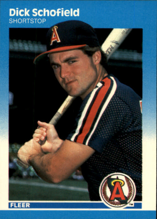 1987 Fleer #92 Dick Schofield