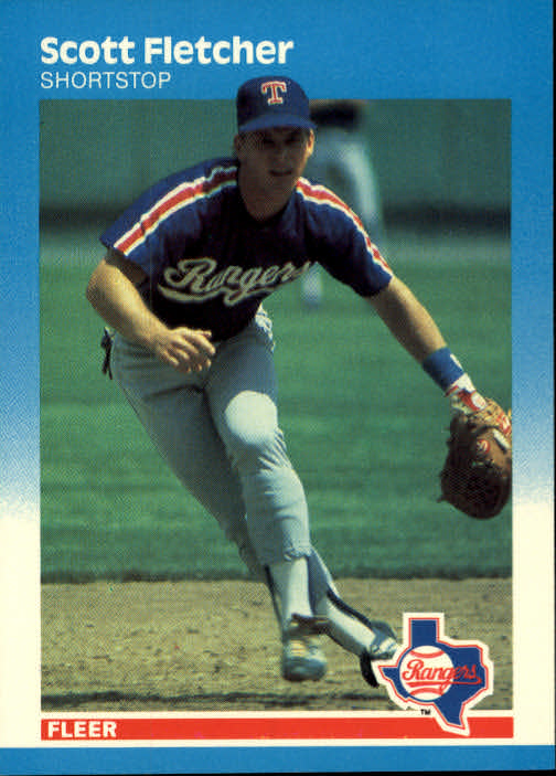 1987 Fleer #123 Scott Fletcher