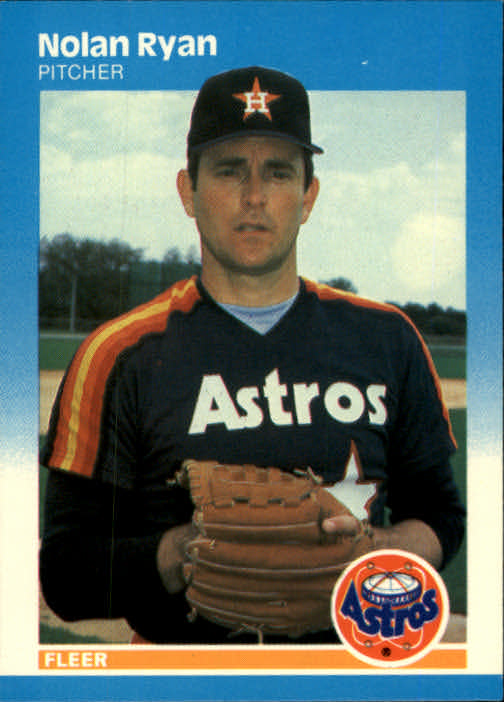 1987 Fleer Glossy #67 Nolan Ryan