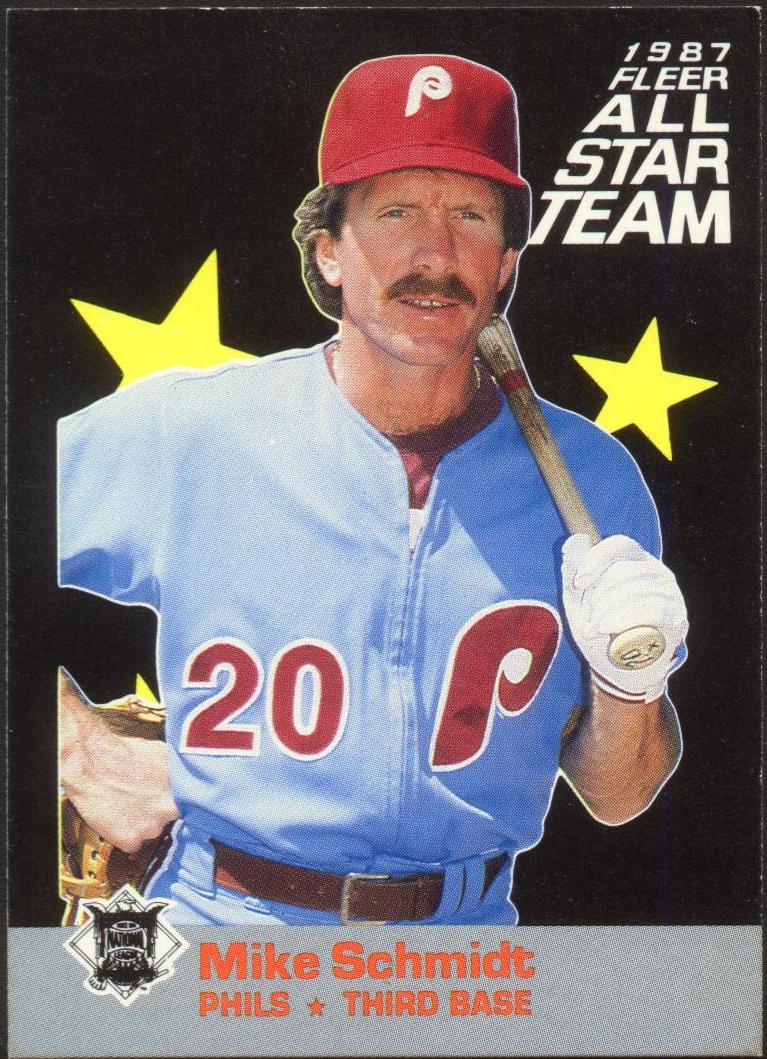 1987 Fleer All-Stars #6 Mike Schmidt