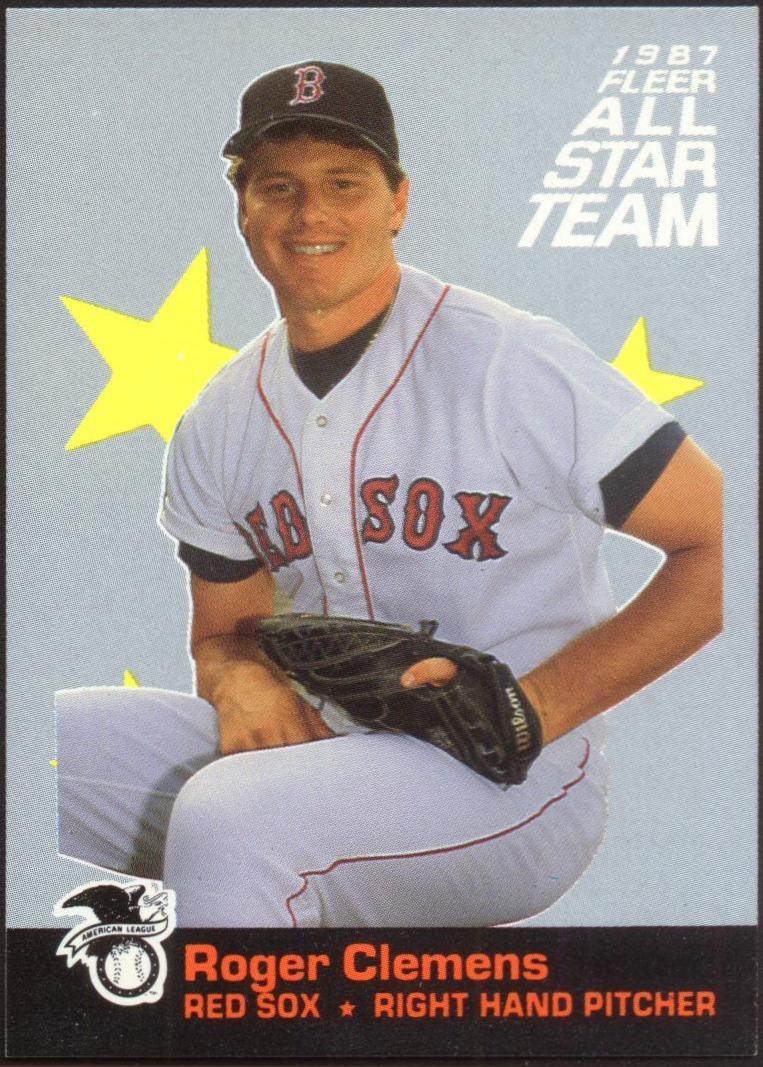 1987 Fleer All-Stars #11 Roger Clemens
