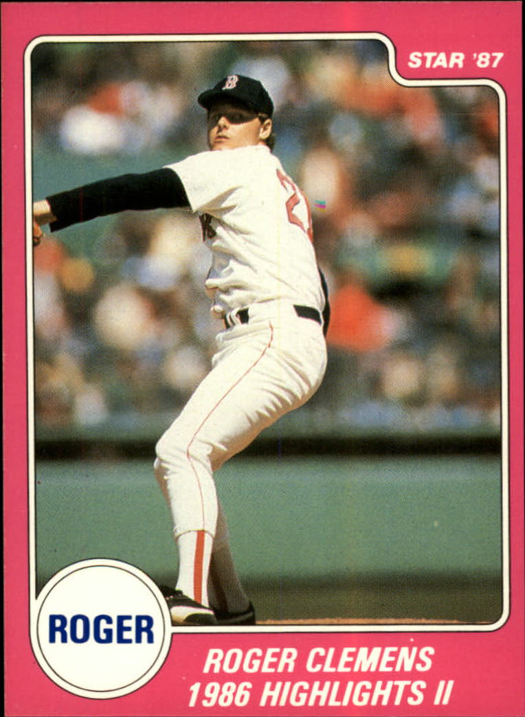 1987 Star Clemens II #4 Roger Clemens/1986 Highlights II