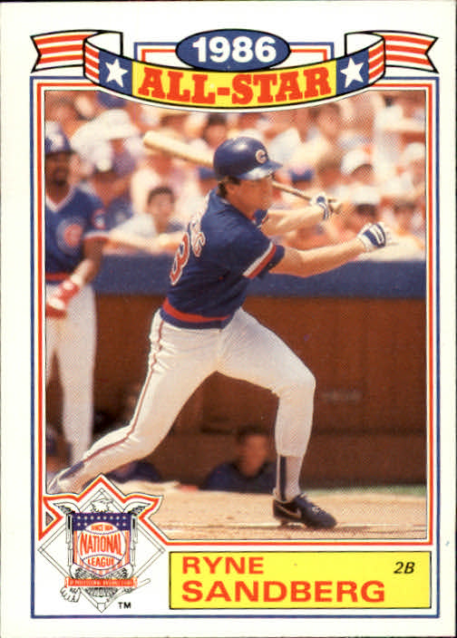 1987 Topps Glossy All-Stars #3 Ryne Sandberg