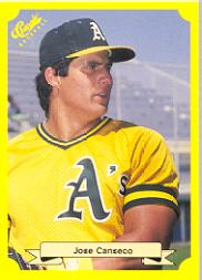 1987 Classic Update Yellow/Green Backs #125 Jose Canseco