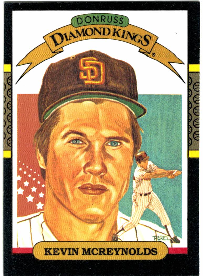 1987 Donruss #14B Kevin McReynolds DK/COR