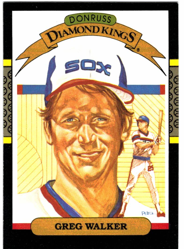 1987 Donruss #25B Greg Walker DK COR