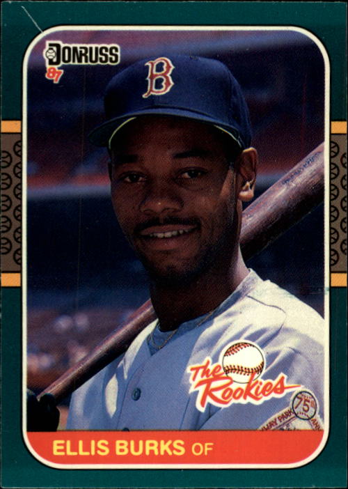 1987 Donruss Rookies #5 Ellis Burks XRC