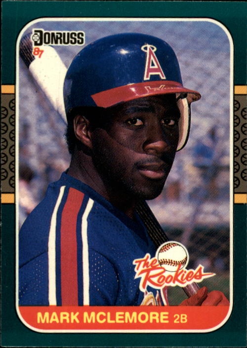 1987 Donruss Rookies #7 Mark McLemore