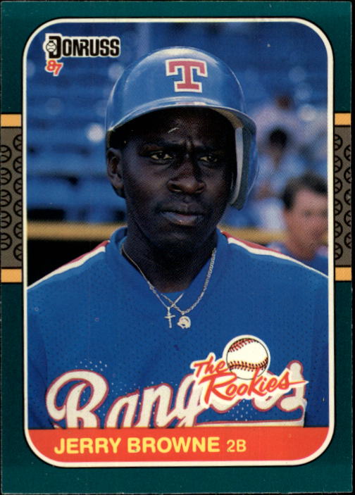 1987 Donruss Rookies #29 Jerry Browne