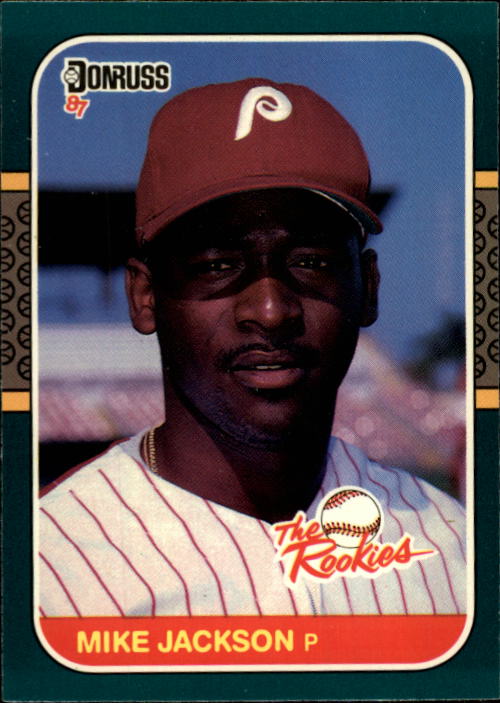 1987 Donruss Rookies #36 Mike Jackson XRC