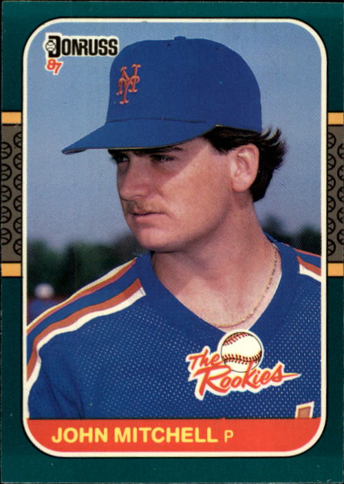 1987 Donruss Rookies #37 John Mitchell XRC
