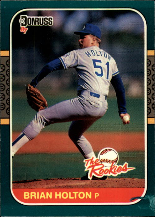 1987 Donruss Rookies #54 Brian Holton