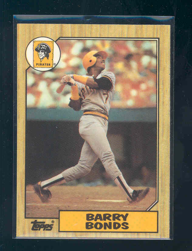 1987 Topps Tiffany #320 Barry Bonds