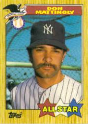 1987 Topps Tiffany #606 Don Mattingly AS TM
