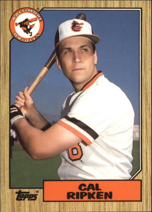 1987 Topps Tiffany #784 Cal Ripken