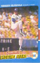 1988 Fleer Exciting Stars #43 Fernando Valenzuela