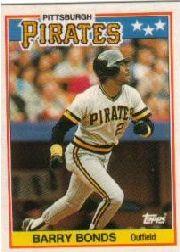 1988 Topps UK Minis Tiffany #5 Barry Bonds