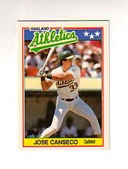 1988 Topps UK Minis Tiffany #10 Jose Canseco
