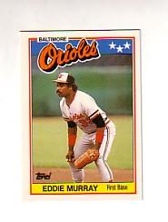1988 Topps UK Minis Tiffany #53 Eddie Murray