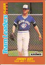 1988 Fleer Team Leaders #17 Jimmy Key