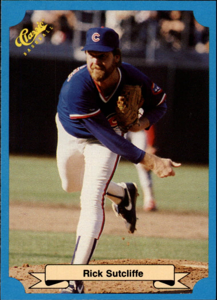1988 Classic Blue #224 Rick Sutcliffe