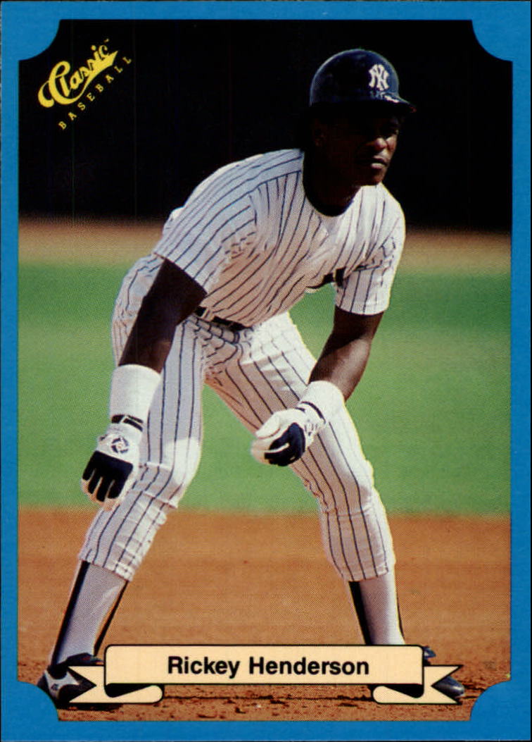 1988 Classic Blue #234 Rickey Henderson
