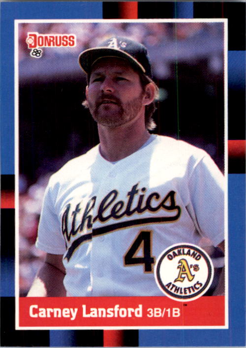 1988 Donruss #178 Carney Lansford