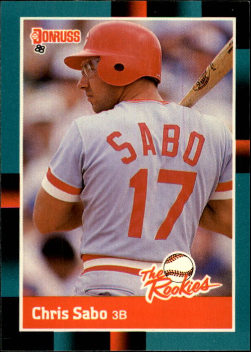 1988 Donruss Rookies #30 Chris Sabo XRC