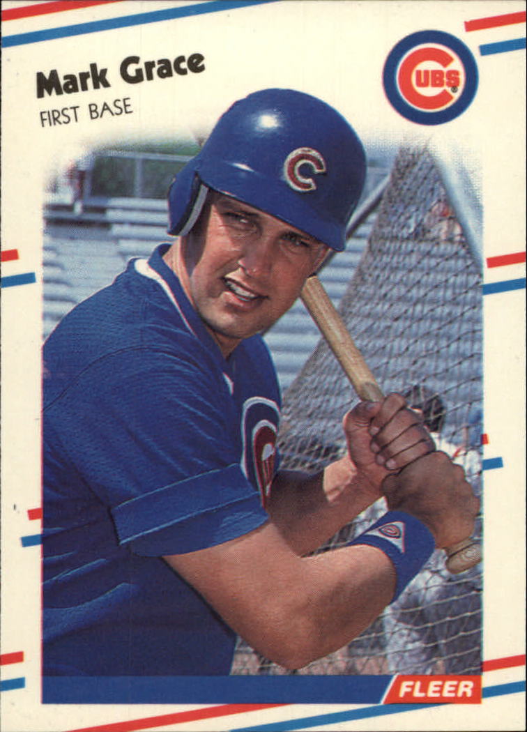 1988 Fleer Update Glossy #77 Mark Grace