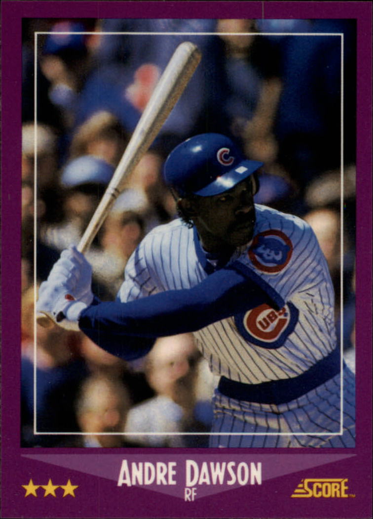 1988 Score Glossy #4 Andre Dawson