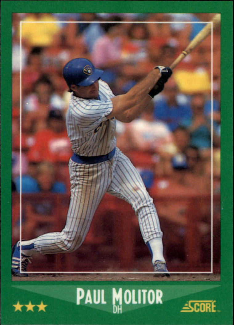1988 Score Glossy #340 Paul Molitor
