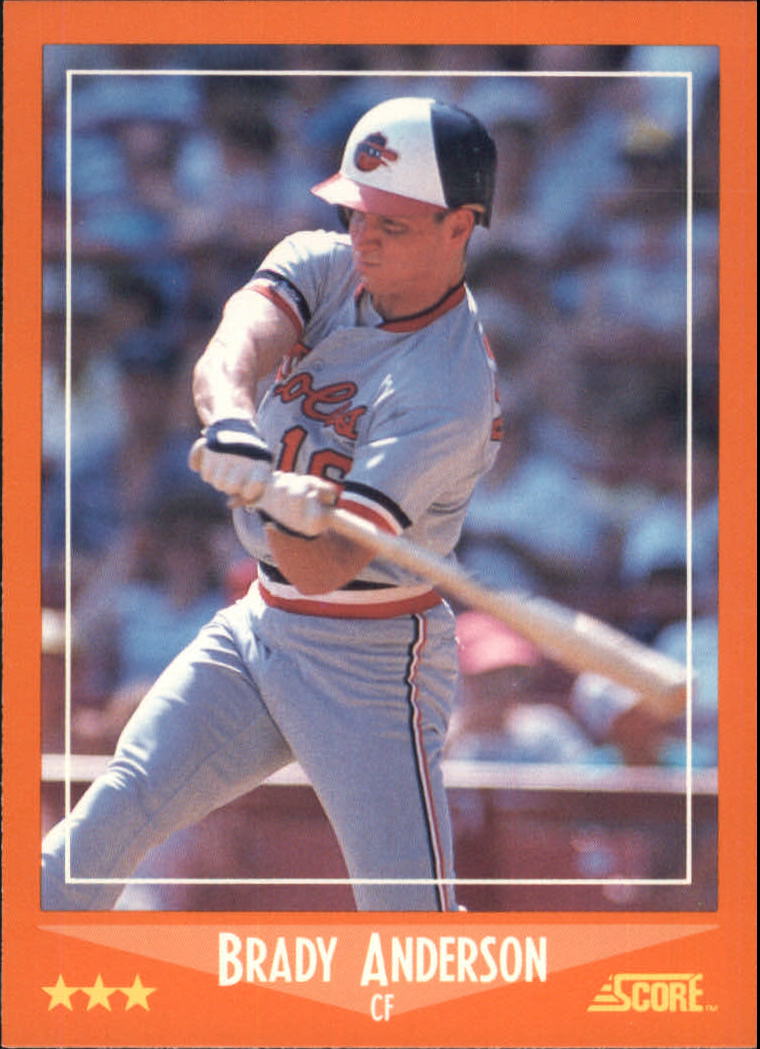1988 Score Rookie/Traded #70T Brady Anderson XRC