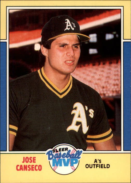 1988 Fleer Baseball MVP's #3 Jose Canseco