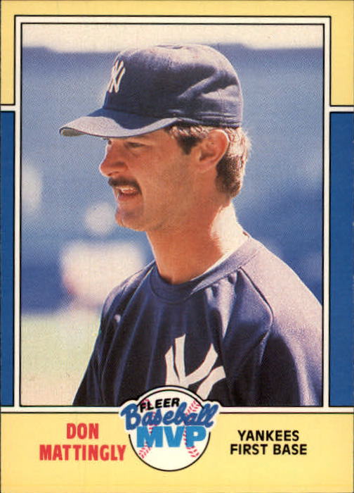 1988 Fleer Baseball MVP's #22 Don Mattingly