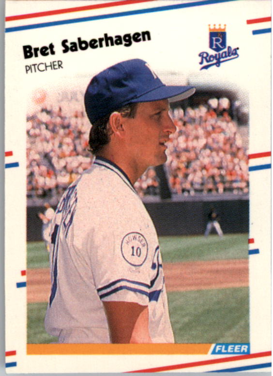 1988 Fleer Mini #26 Bret Saberhagen