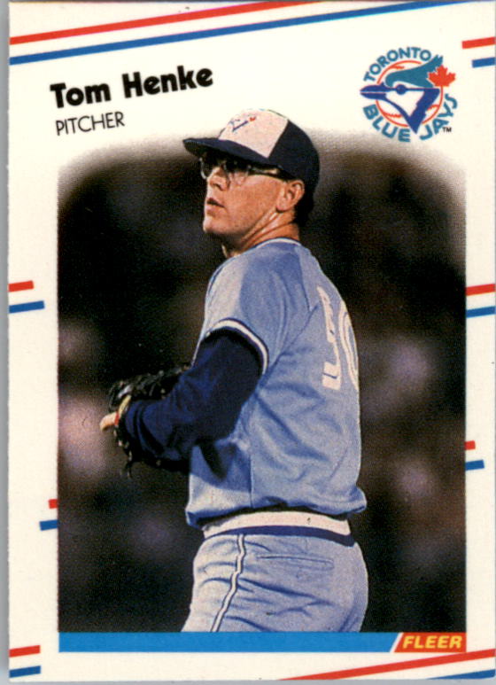 1988 Fleer Mini #62 Tom Henke