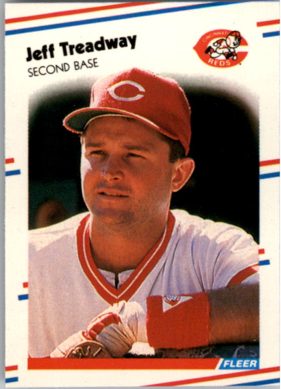 1988 Fleer Mini #76 Jeff Treadway