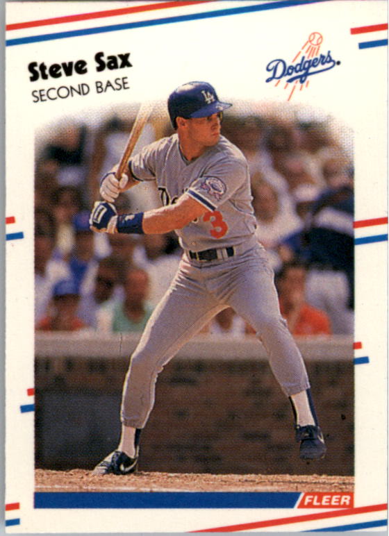 1988 Fleer Mini #85 Steve Sax