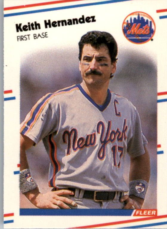 1988 Fleer Mini #93 Keith Hernandez