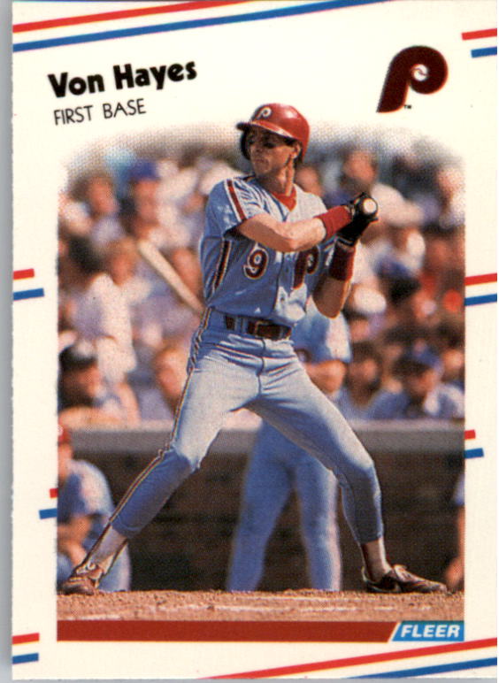 1988 Fleer Mini #99 Von Hayes