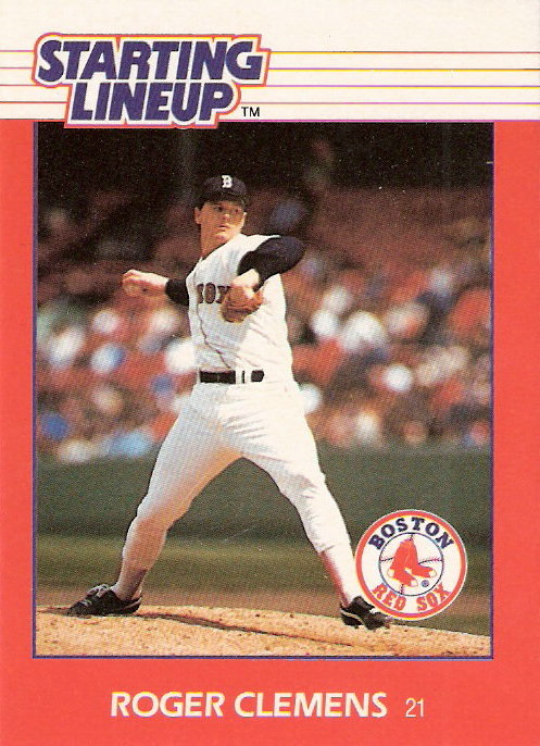 1988 Kenner Starting Lineup Cards #21 Roger Clemens