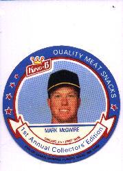 1988 King-B Discs #6 Mark McGwire