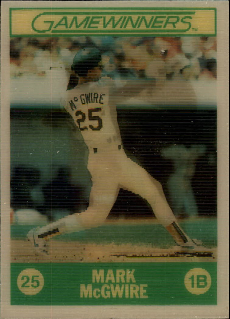 1988 Sportflics Gamewinners #2 Mark McGwire