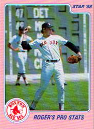 1988 Star Clemens/Gooden #2 Roger Clemens/Roger's Pro Stats